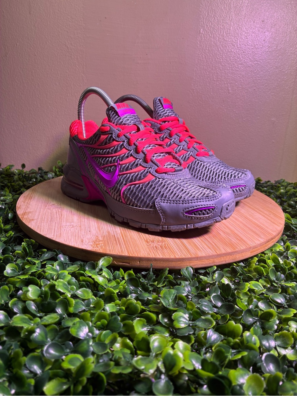 🔥 NIKE AIR MAX TORCH 4 GREY PINK PURPLE RUNNING SHOES WOMENS SIZE 6 343851-005